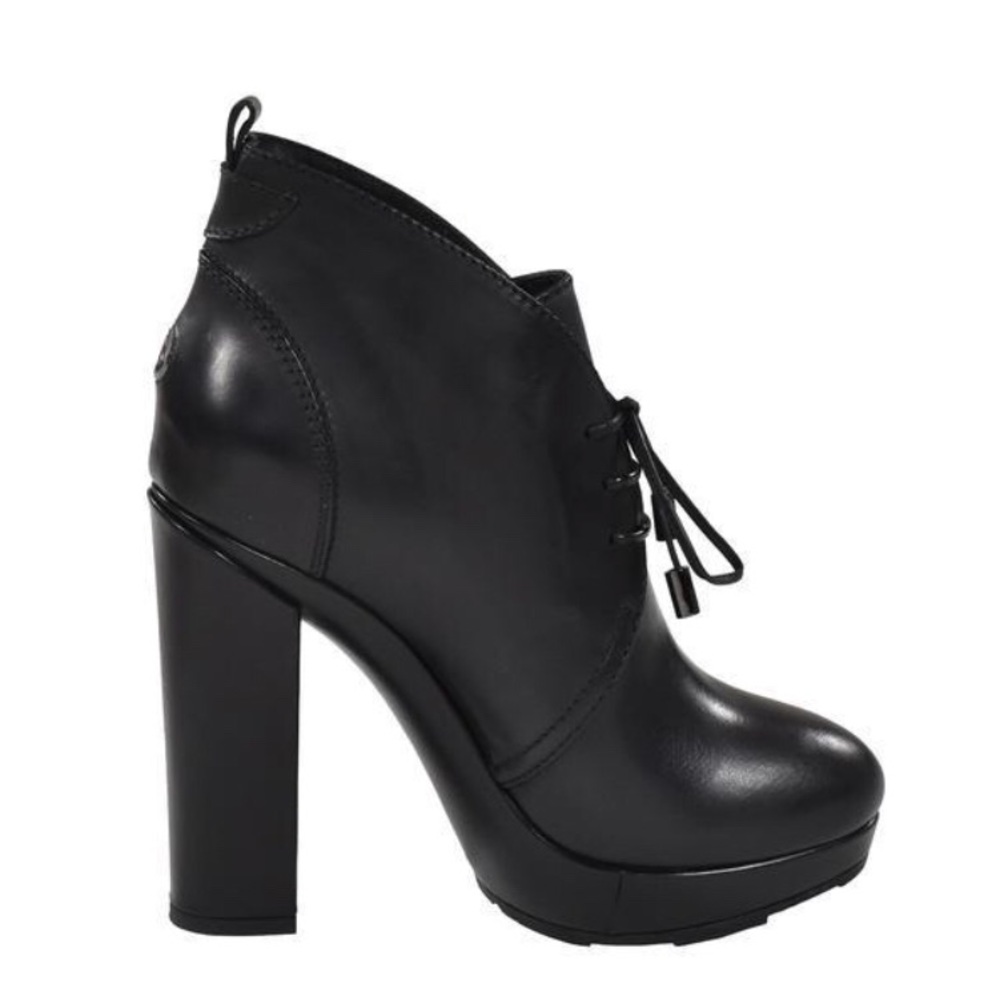 Moncler Leather St Germain Platforms